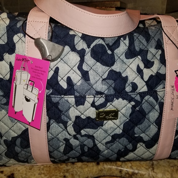 betsey johnson overnight bags